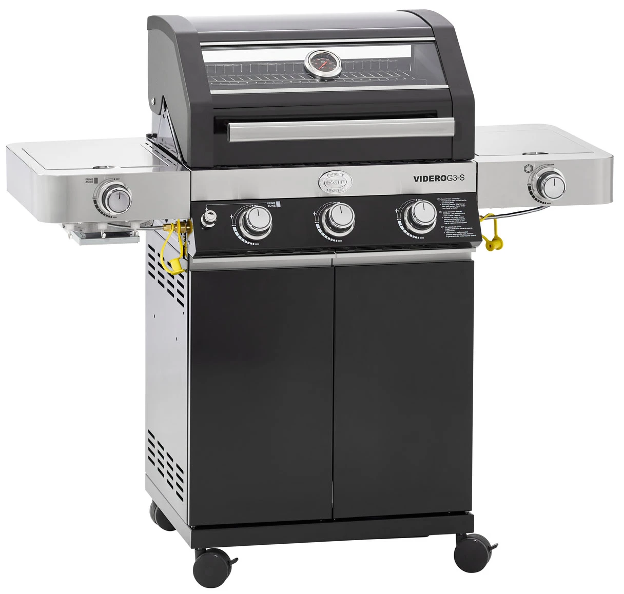 Rösle Gasgrill Videro G3-S VARIO+ Schwarz - Modell 2023 - X-DEAL Inkl. Abdeckhaube, Grillplatte Und Drehspieß 3 Rösle Gasgrill Videro G3-S VARIO+ Schwarz - Modell 2023 - X-DEAL Inkl. Abdeckhaube, Grillplatte Und Drehspieß