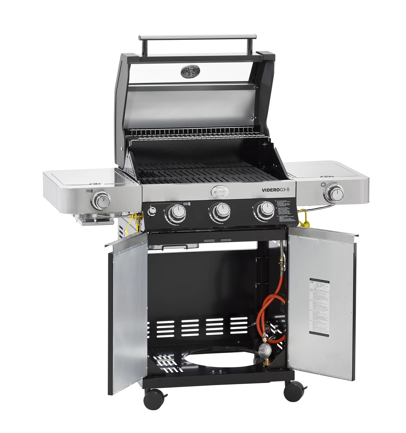 Rösle Gasgrill Videro G3-S VARIO+ Schwarz - Modell 2023 - X-DEAL Inkl. Abdeckhaube, Grillplatte Und Drehspieß 9 Rösle Gasgrill Videro G3-S VARIO+ Schwarz - Modell 2023 - X-DEAL Inkl. Abdeckhaube, Grillplatte Und Drehspieß – Bild 7
