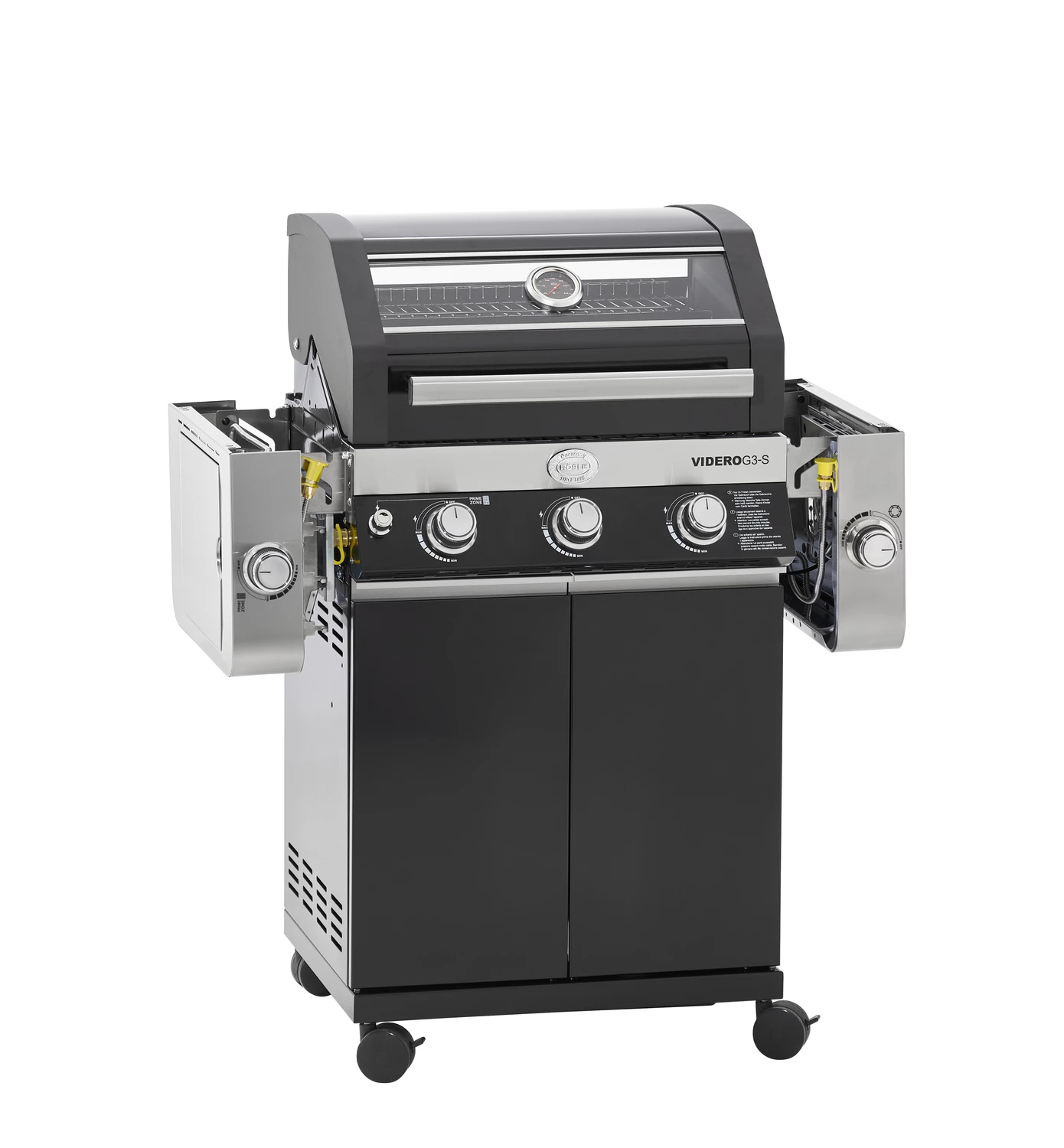 Rösle Gasgrill Videro G3-S VARIO+ Schwarz - Modell 2023 - X-DEAL Inkl. Abdeckhaube, Grillplatte Und Drehspieß 10 Rösle Gasgrill Videro G3-S VARIO+ Schwarz - Modell 2023 - X-DEAL Inkl. Abdeckhaube, Grillplatte Und Drehspieß – Bild 8