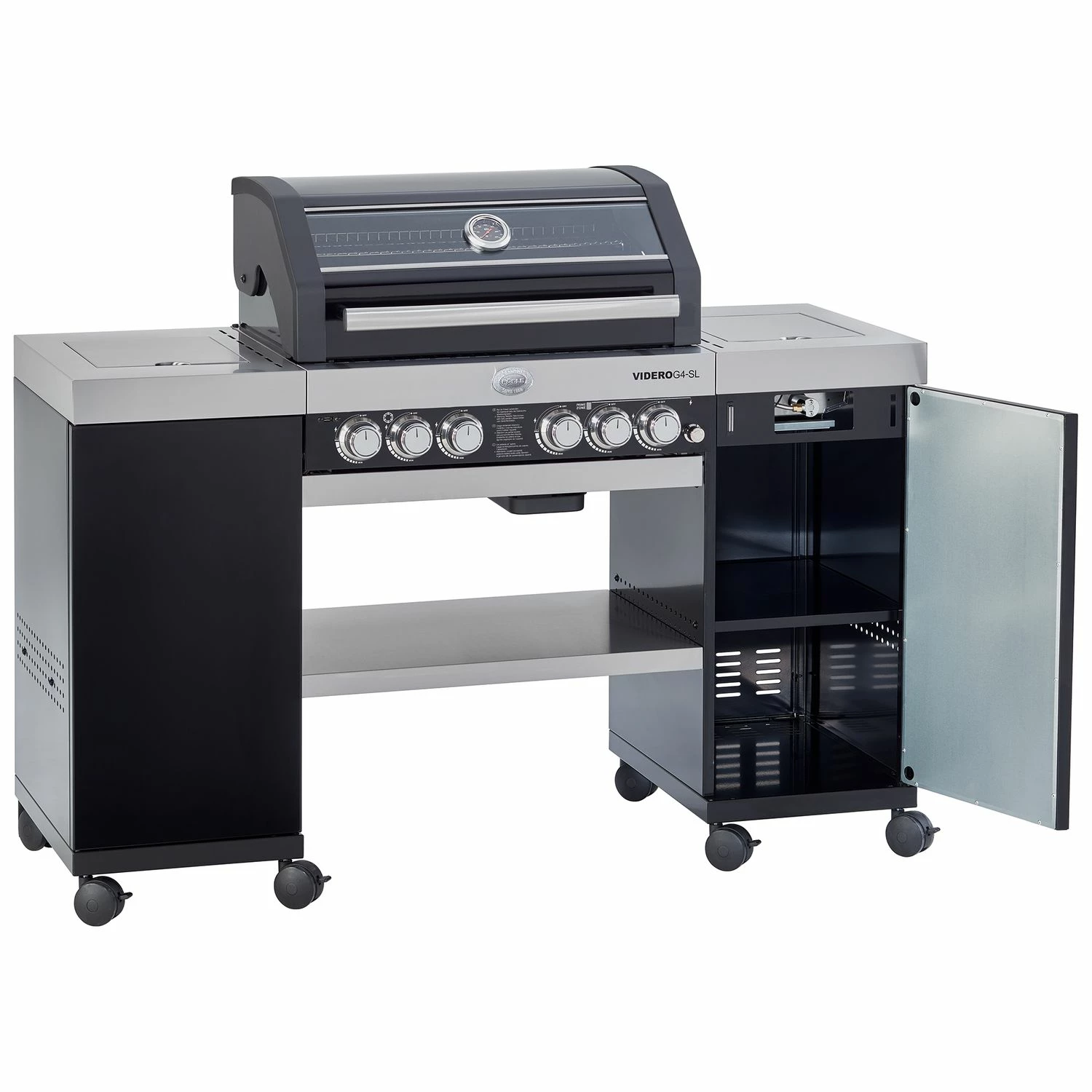 Rösle Gasgrill Videro G4-SL VARIO+ Schwarz - Modell 2022 3 Rösle Gasgrill Videro G4-SL VARIO+ Schwarz - Modell 2022