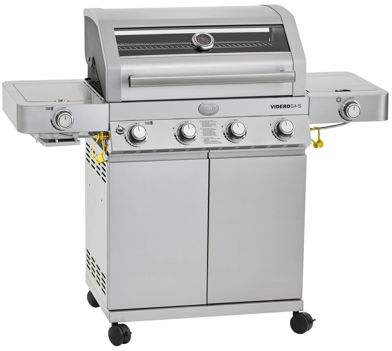 Rösle Edelstahl Gasgrill Videro G4-S VARIO+ - Limited Edition Modell 2023 - X-DEAL Inkl. Abdeckhaube, Grillplatte Und Drehspieß 3 Rösle Edelstahl Gasgrill Videro G4-S VARIO+ - Limited Edition Modell 2023 - X-DEAL Inkl. Abdeckhaube, Grillplatte Und Drehspieß