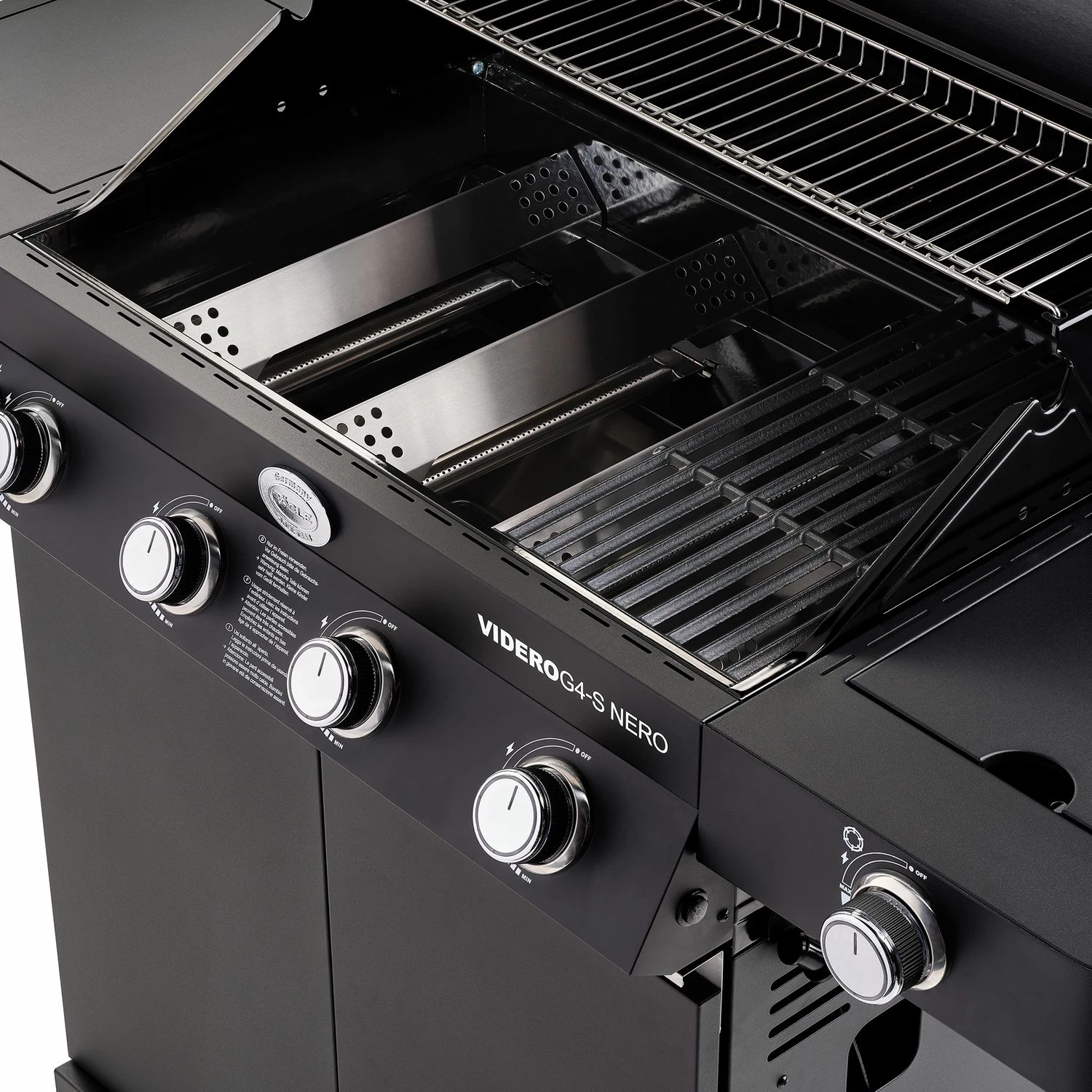 Rösle Gasgrill BBQ-Station Videro G4-S Vario+ Nero Schwarz - Modell 2023 - X-DEAL Inkl. Abdeckhaube 12 Rösle Gasgrill BBQ-Station Videro G4-S Vario+ Nero Schwarz - Modell 2023 - X-DEAL Inkl. Abdeckhaube – Bild 10
