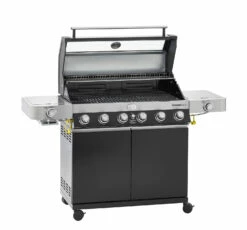 Rösle Gasgrill Videro G6-S VARIO+ Schwarz - Modell 2023 - SMART Deal Inkl. Grillfürst Grill Control + Abdeckhaube Und Grillplatte -Grillfuerst Speichern Roesle Videro G6 S Vario schwarz 25527 Deckel 3