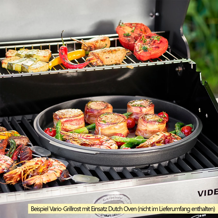 Rösle Gasgrill Videro G3-S VARIO+ Schwarz - Modell 2023 - X-DEAL Inkl. Abdeckhaube, Grillplatte Und Drehspieß 20 Rösle Gasgrill Videro G3-S VARIO+ Schwarz - Modell 2023 - X-DEAL Inkl. Abdeckhaube, Grillplatte Und Drehspieß – Bild 18