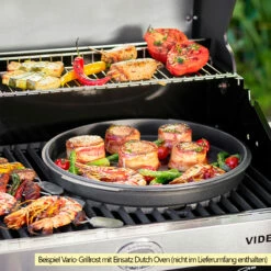 Rösle Gasgrill Videro G3-S VARIO+ Schwarz - Modell 2023 Inkl. Abdeckhaube -Grillfuerst Speichern Roesle Videro Gasgrill Vario Grillrost Mood 7