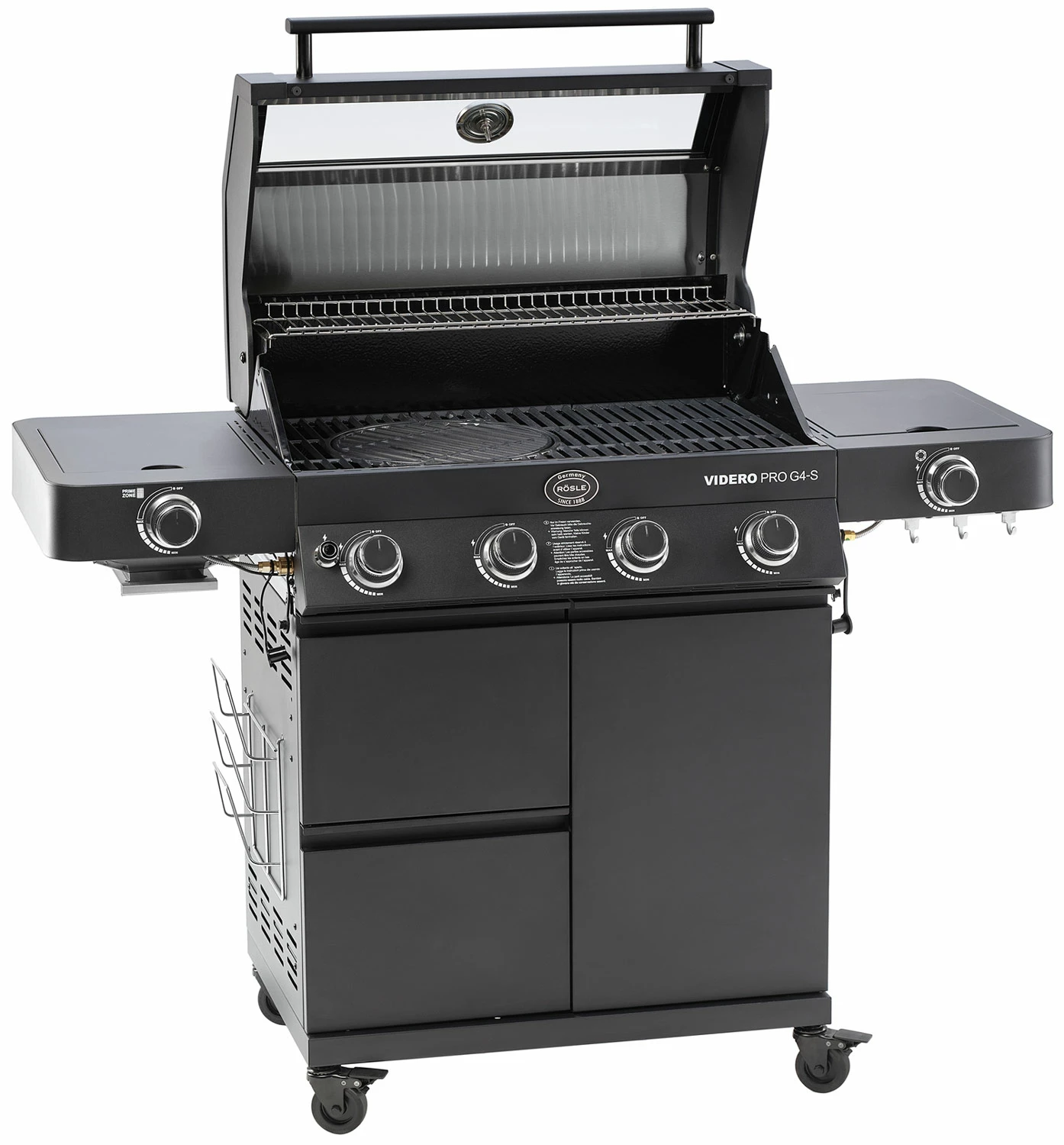 Rösle Gasgrill Videro Pro G4-S Vario+ Mattschwarz - Modell 2023 3 Rösle Gasgrill Videro Pro G4-S Vario+ Mattschwarz - Modell 2023