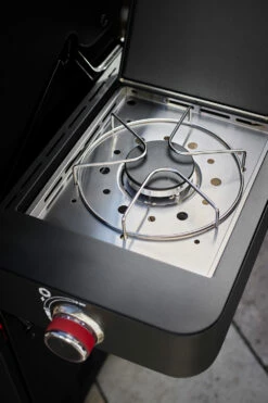 Rösle Videro G3-S VARIO+ Schwarz Gasgrill - FC Bayern Edition -Grillfuerst Speichern Roesle Videro Seitenkocher FC Bayern Edition