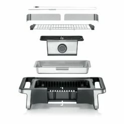 Severin Elektro Tischgrill SENOA Digital Boost - Boost Zone 500°C - 3.000 W -Grillfuerst Speichern Severin Elektrogrill Senoa pg8114 explosion