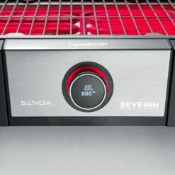 Severin Elektro Tischgrill SENOA Digital Boost - Boost Zone 500°C - 3.000 W -Grillfuerst Speichern Severin Elektrogrill Senoa pg8114 schalter 1