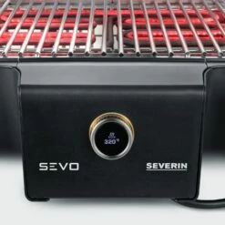 Severin Elektrogrill Tischgrill SEVO G - Boost Zone 500°C - 3.000 W -Grillfuerst Speichern Severin Elektrogrill Sevo G pg8104 display 4