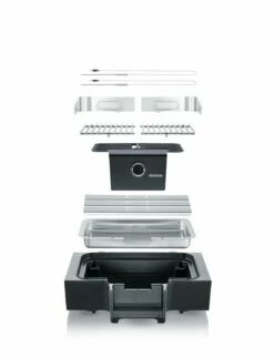 Severin Elektrogrill Tischgrill SEVO G - Boost Zone 500°C - 3.000 W -Grillfuerst Speichern Severin Elektrogrill Sevo G pg8104 explosion