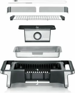 Severin Elektro Tischgrill SENOA Boost - Boost Zone 500°C - 3.000 W -Grillfuerst Speichern Severin Senoa boost s PG8113 explosion