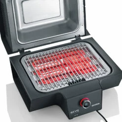 Severin Elektrogrill SEVO Smart Control GT - Boost Zone 500°C - Mit Deckel - 3.000 W -Grillfuerst Speichern Severin Sevo Smart Control GT PG8138 Boostzone