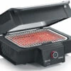Severin Elektrogrill SEVO Smart Control GT - Boost Zone 500°C - Mit Deckel - 3.000 W -Grillfuerst Speichern Severin Sevo Smart Control GT PG8138 leicht geoeffnet