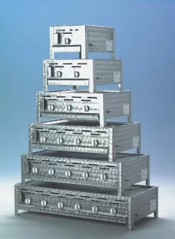 TGO 5-Brenner Gastrobräter / Gasbräter Mit Stahlpfanne