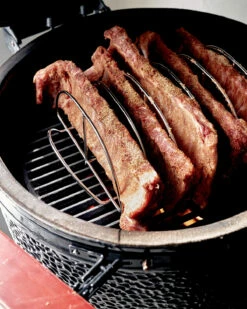 The Bastard Keramikgrill Classic Large - Complete - Schwarz Glänzend - Modell 2023 -Grillfuerst Speichern The Bastard Classic Large Keramikgrill Rippchen