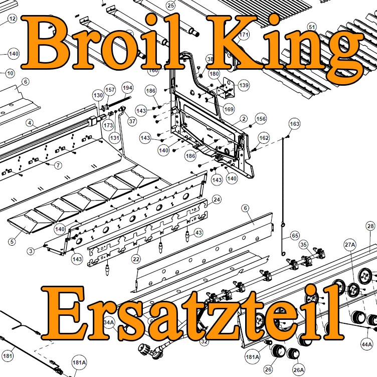 Broil King Ersatzteil: Deckelgriff Monarch 3 Broil King Ersatzteil: Deckelgriff Monarch