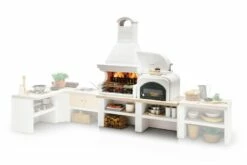 Palazzetti Gartenküche Malibu 2: Modul Grill Mit Backofen Rechts Inkl. Montagematerial