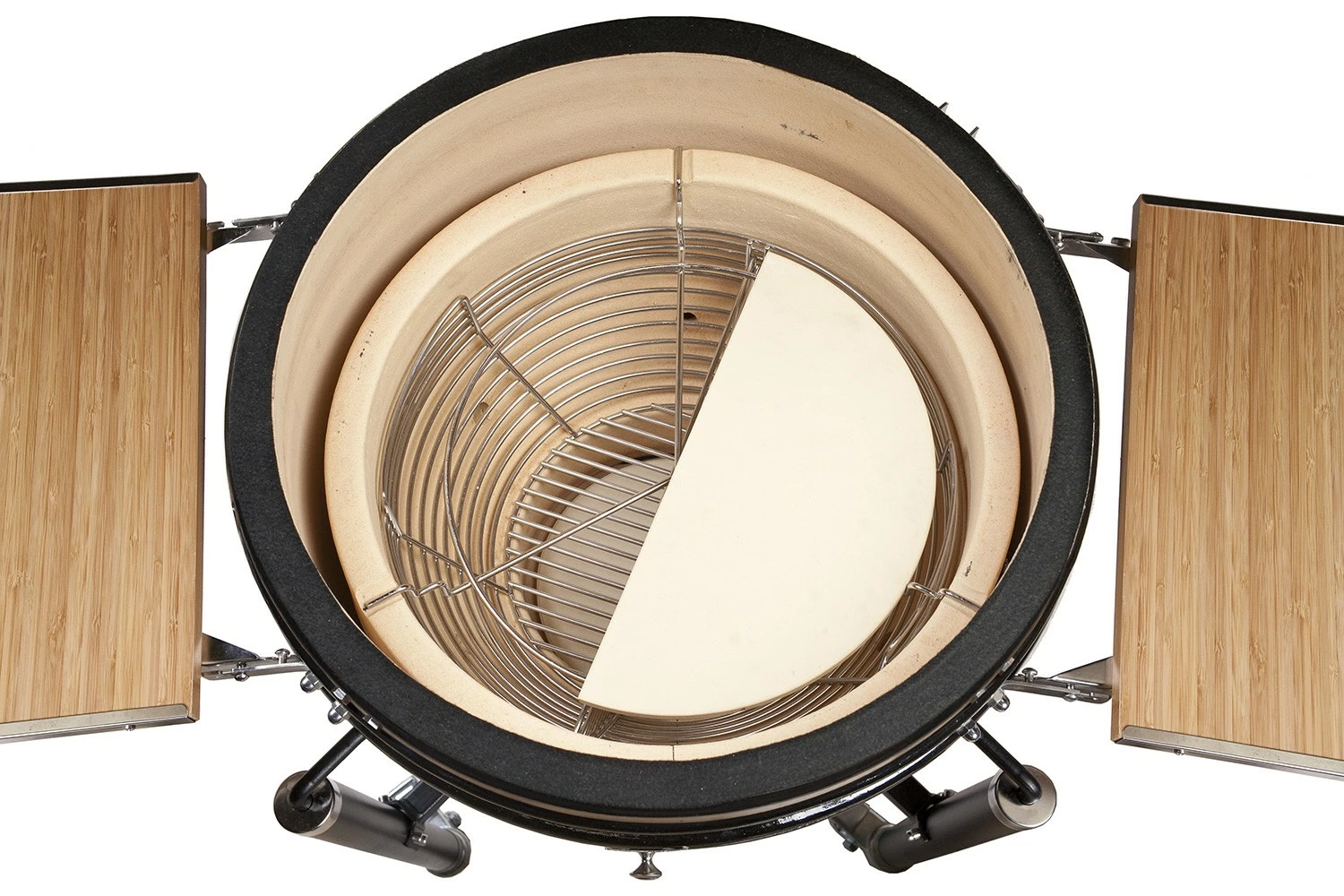 Monolith Grill LeChef Red Mit Gestell Und Seitentischen MG23R - Set - Auslaufmodell 14 Monolith Grill LeChef Red Mit Gestell Und Seitentischen MG23R - Set - Auslaufmodell – Bild 12