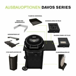 Outdoorchef Gas Kugelgrill Davos 570G Pro Mit Blazing Zone (Infrarotbrenner) & Abdeckhaube -Grillfuerst Speichern outdoorchef davos 570 g erweiterungsmoeglichkeiten 1