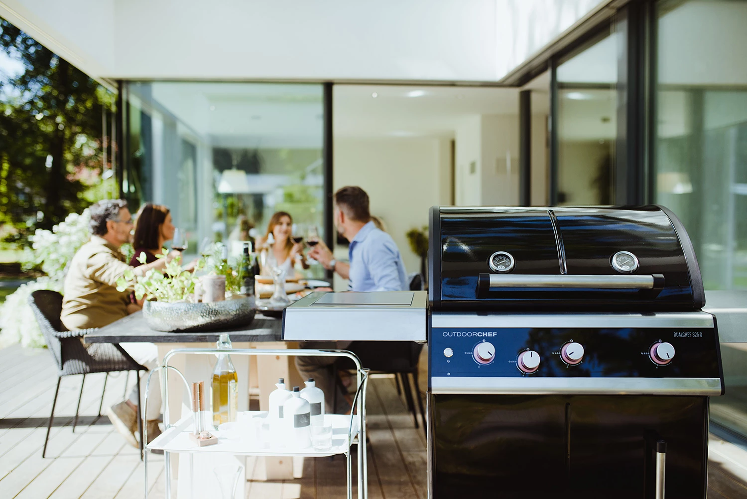 Outdoorchef Dualchef 325 G Gasgrill Mit Seitenkocher + BLAZING ZONE Infrarotbrenner + DGS Gusseisen Grillrost 2 Stk. + DGS Gemüse Grillrost 2 Stk. 11 Outdoorchef Dualchef 325 G Gasgrill Mit Seitenkocher + BLAZING ZONE Infrarotbrenner + DGS Gusseisen Grillrost 2 Stk. + DGS Gemüse Grillrost 2 Stk. – Bild 9