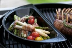 Outdoorchef Gourmet Halbmond Kochset / Grillschalen Porzellanemailliert / 2 Teilig -Grillfuerst Speichern outdoorchef gourmet halbmond 18 211 72 h