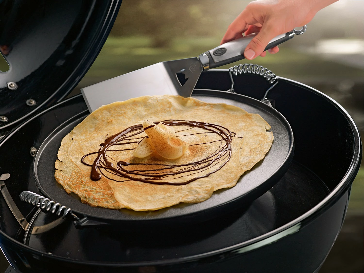 Outdoorchef Gussplatte / Grillplatte Rund Ø 39cm 4 Outdoorchef Gussplatte / Grillplatte Rund Ø 39cm – Bild 2