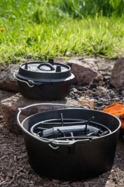Petromax Feuertopf Deckelhalter Pro-ft Dutch Oven Zubehör -Grillfuerst Speichern petromax feuertopf deckelhalter aufbewahren