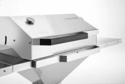 Thüros Holzkohlegrill T400 / Holzkohle Grillstation 40 X 60 Cm -Grillfuerst Speichern thueros evo4 holzkohle bbq station detail haube