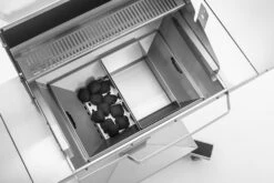 Thüros Holzkohlegrill T400 / Holzkohle Grillstation 40 X 60 Cm -Grillfuerst Speichern thueros evo4 holzkohle bbq station detail innenraum