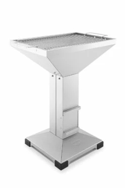 Thüros Holzkohlegrill T4 / Edelstahl Säulengrill 40x60 Cm